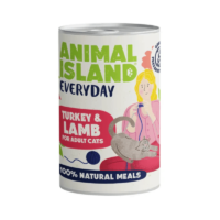 ANIMAL ISLAND Everyday Turkey with Lamb 400g getreidefreie Mousse für Katzen ab 3 Monaten