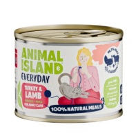 ANIMAL ISLAND Everyday Turkey with Lamb 200g getreidefreie Mousse für Katzen ab 3 Monaten