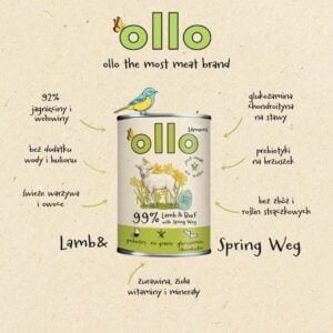 Ollo Umami Lamm- und Rindfleisch mit Frühlingsgemüse 400g Limited Edition – Bild 4