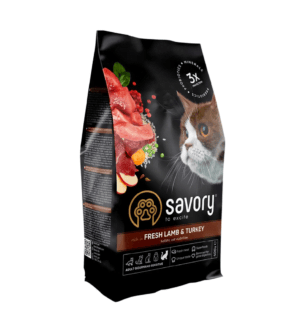 Savory Adult Cat Sens Fresh Lamm&Truthahn 400g Katzentrockenfutter