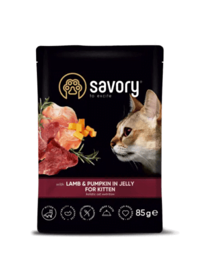 Savory KittenLamb&Pumpkin 85g Nassfutter für Kätzchen