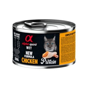 Alpha Spirit Protein Huhn 200g Nassfutter für Katzen