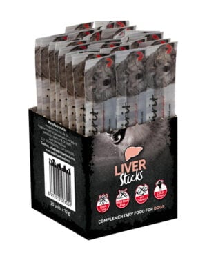 Alpha Spirit Leber einzelne Stange 300g Hundeleckerli