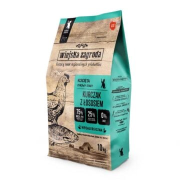 WIEJSKA ZAGRODA Kurczak z łososiem 10kg