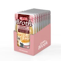 INABA CAT Ciao Hühnerbrühe mit Lachs 12x40g