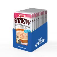 INABA CAT Ciao Gulasch Huhn mit Lachs 12x40g