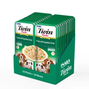INABA DOG Twin Huhn Gemüse 12x2x40g