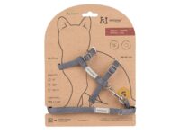 Amiplay Geschirr + Leine für Samba Katze M Grau