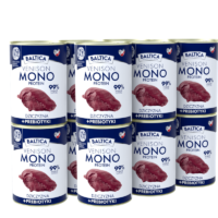 BALTICA Mono-Hirschfleisch mit Präbiotika 12x400g