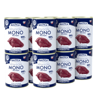 BALTICA Mono-Hirschfleisch mit Präbiotika 12x400g