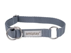 Amiplay Halbschellenhalsband Samba L Grau