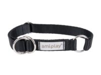 Amiplay Halbschellenhalsband Samba M Schwarz
