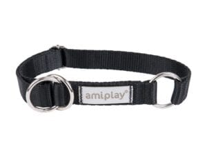 Amiplay Halbschellenhalsband Samba M Schwarz