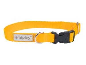 Amiplay Verstellbares Halsband Samba L Gelb