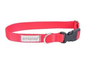 Amiplay Verstellbares Halsband Samba L Rot