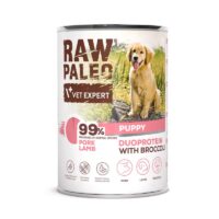 RAW PALEO Pork&Lamb Puppy 400g Welpennassfutter Duoprotein Schweinefleisch & Lamm