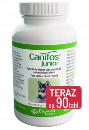 BIOWET Canifos Junior 90 Tabletten für Hunde in der Phase des intensiven Wachstums