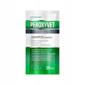 EUROWET Peroxyvet Sachet 20ml Shampoo für fettige Haut Fell