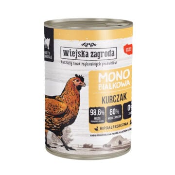 WIEJSKA ZAGRODA Monobiałkowa Kurczak 400g