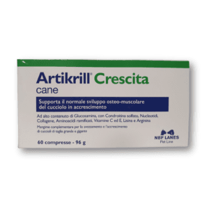 NBF Lanes Artikrill Crescita Cane 60 Tabletten