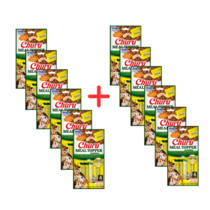 INABA DOG Meal Topper Huhn mit Kürbis 4x14g x12