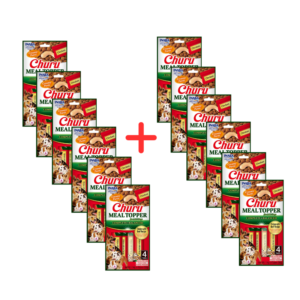 INABA DOG Meal Topper Huhn mit Rindfleisch 4x14g x12
