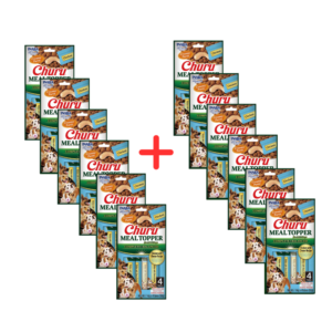 INABA DOG Meal Topper Huhn mit Käse 4x14g x12