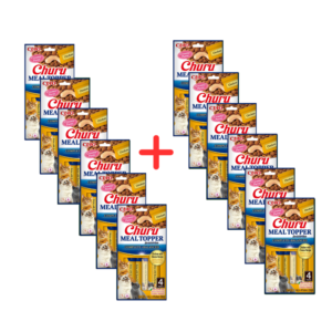 INABA CAT Meal Topper Huhn mit Käse 4x14g x12