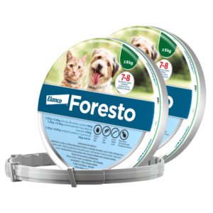 FORESTO Zecken- und Flohhalsband für kleine Hunde und Katzen (38cm) 2 PACK