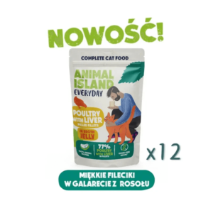 Animal Island Everyday Geflügel- und Leberfilets in Geleebrühe 12x85 g – Bild 2
