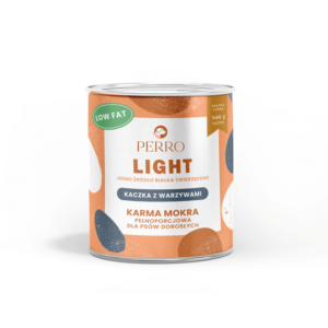 PERRO Light Kaczka z warzywami monobiałkowa 800g karma mokra dla psów dorosłych