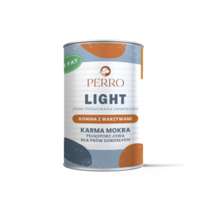 PERRO Light Konina z warzywami monobiałkowa 400g karma mokra dla psów dorosłych