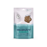 Monster Dog Dental Chew Lamm M (7 Stück) 180 g Zahnpflege-Kauartikel für mittelgroße Hunderassen