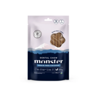 Monster Dog Dental Chew Huhn M (7 Stück) 180 g Zahnpflege-Kauartikel für mittelgroße Hunderassen
