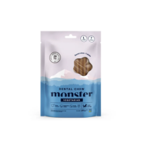 Monster Dog Dental Chew Vegetarisch L (7 Stück) 270 g Zahnpflege-Kauartikel für große Hunderassen