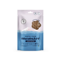 Monster Dog Dental Chew Vegetarisch M (7 Stück) 180 g Zahnpflege-Kauartikel für mittelgroße Hunde