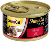 GimCat Shiny Cat Hühnerstücke in Gelee 70 g Nassfutter für Katzen