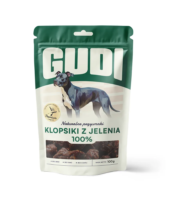 GUDI Hirschfleischbällchen 100 g, natürliche Hundeleckerlis