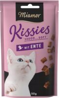 Miamor Kissies Weiche Katzenleckerlis 50g Zuckerfreie Ente