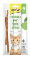 GimCat Superfood Duo Sticks, Rind und Apfel, 3 Sticks