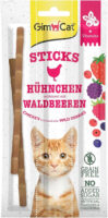 GimCat Superfood Duo Sticks, Huhn und Blaubeeren, 3 Sticks