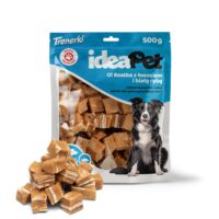 ideaPet Lachs- und WeiĂfischwĂŒrfel 500 g