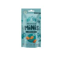 Monster Katzenleckerli Minis Zahnpflege 60 g Getreidefreies Huhn für Katzen