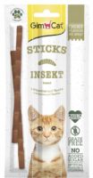 GimCat Sticks Insektensticks fĂŒr Katzen, Insektenleckerlis, 3 x 5 g