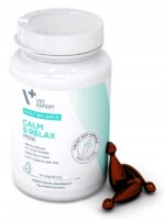 VetExpert Ruhe & Entspannung Mini 50 Kapseln Lindert Stresssymptome bei Hunden und Katzen