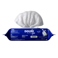 DOUXO Skin & Coat SPA ReinigungstĂŒcher, 100 StĂŒck ultra-sichere MultifunktionstĂŒcher fĂŒr Hunde und Katzen
