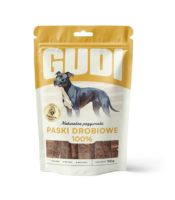 GUDI Hühnerfleischstreifen 100 g, natürliche Hundeleckerlis