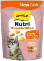 GimCat Nutri Vitamin Bites mit Huhn, 425 g Snack mit 12 Vitaminen