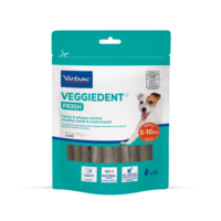 VIRBAC Veggiedent fresh S für Hunde von 5-10 kg x 15 Stück