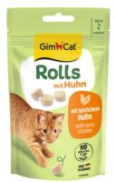 GimCat | Rollen | Leckerlis fĂŒr Katzen - Huhn 40 g